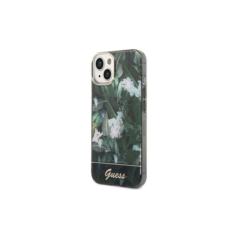 Etui Guess GUHCP14MHGJGHA Apple iPhone 14 Plus / 15 Plus zielony/green hardcase Jungle Collection