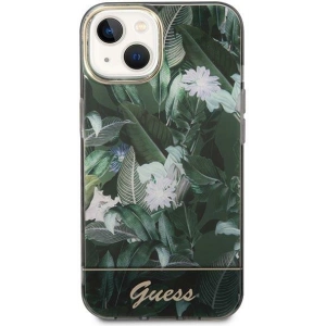 Etui Guess GUHCP14MHGJGHA Apple iPhone 14 Plus / 15 Plus zielony/green hardcase Jungle Collection