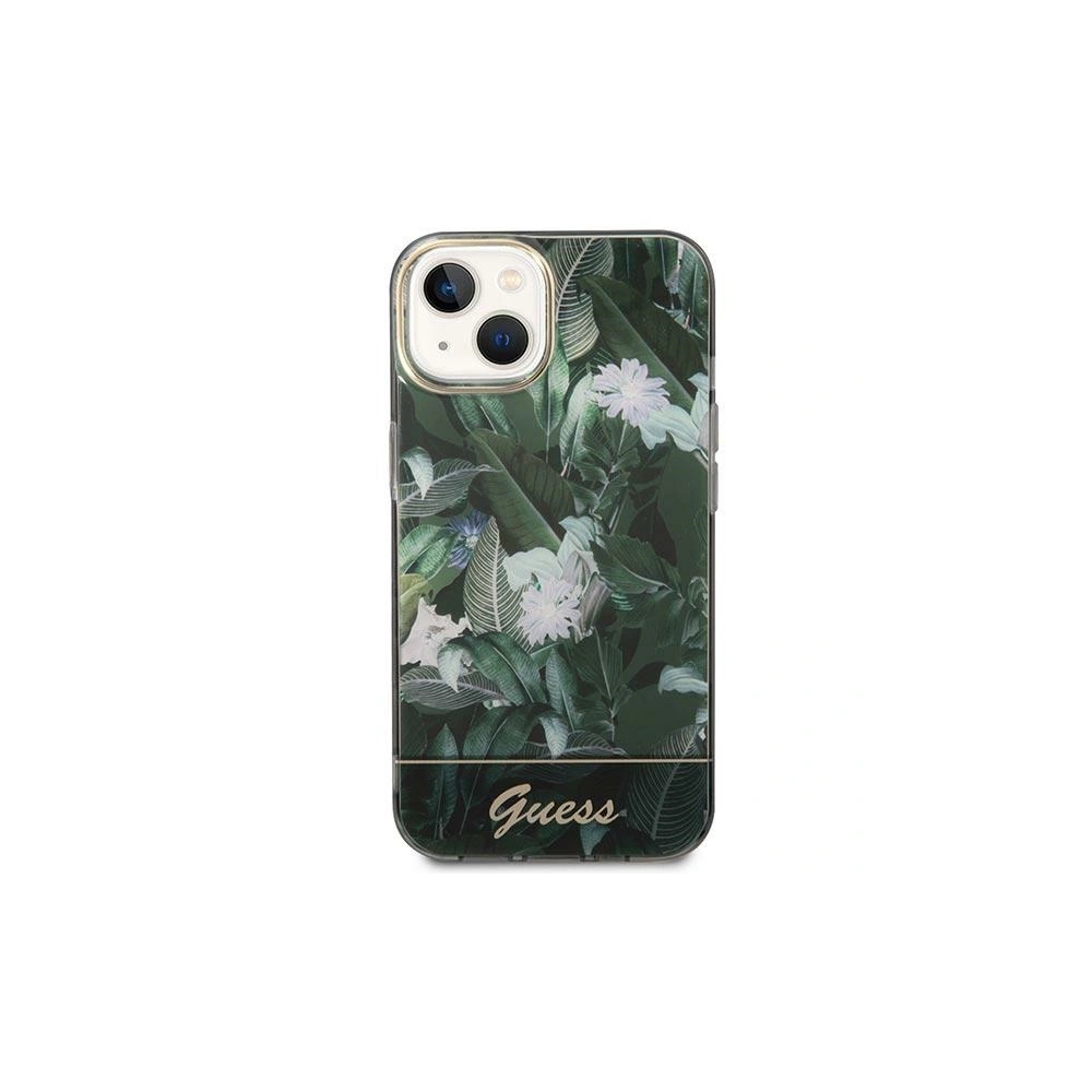 Etui Guess GUHCP14MHGJGHA Apple iPhone 14 Plus / 15 Plus zielony/green hardcase Jungle Collection