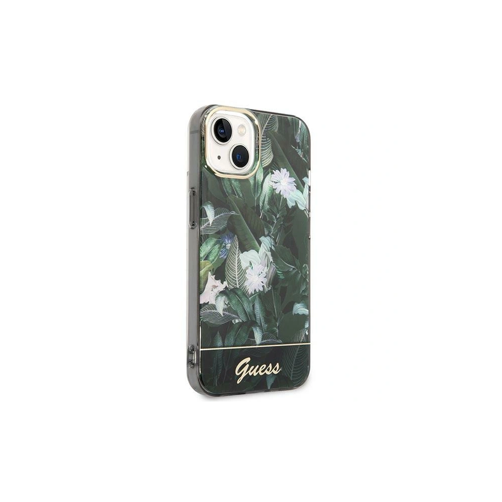 Etui Guess GUHCP14MHGJGHA Apple iPhone 14 Plus / 15 Plus zielony/green hardcase Jungle Collection