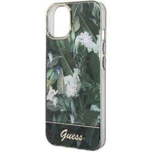 Etui Guess GUHCP14MHGJGHA Apple iPhone 14 Plus / 15 Plus zielony/green hardcase Jungle Collection
