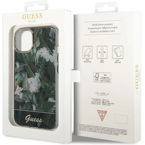 Etui Guess GUHCP14MHGJGHA Apple iPhone 14 Plus / 15 Plus zielony/green hardcase Jungle Collection