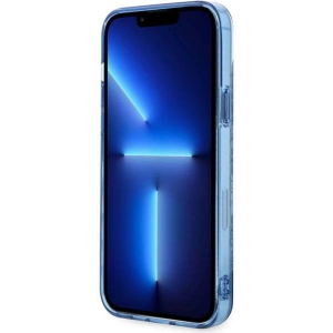 Etui Guess GUHCP14MHGPLHB Apple iPhone 14 Plus / 15 Plus niebieski/blue hardcase Porcelain Collection