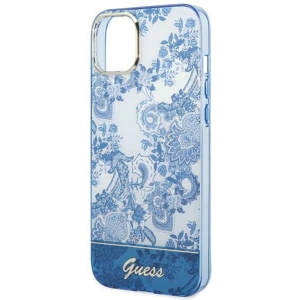 Etui Guess GUHCP14MHGPLHB Apple iPhone 14 Plus / 15 Plus niebieski/blue hardcase Porcelain Collection