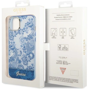Etui Guess GUHCP14MHGPLHB Apple iPhone 14 Plus / 15 Plus niebieski/blue hardcase Porcelain Collection
