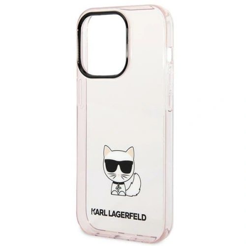 Kup Case Karl Lagerfeld KLHCP14XCTTRI Apple iPhone 14 Pro Max Hardcase rosa/pink Transparent Choupette Body - KLD1063 - {ean13} - Sklep Home Screen