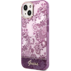 Etui Guess GUHCP14MHGPLHF Apple iPhone 14 Plus / 15 Plus fuksja/fuschia hardcase Porcelain Collection