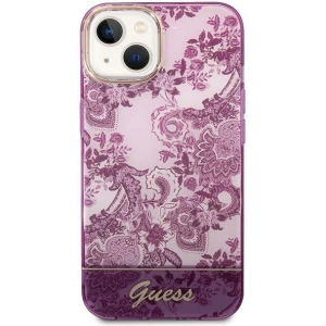 Etui Guess GUHCP14MHGPLHF Apple iPhone 14 Plus / 15 Plus fuksja/fuschia hardcase Porcelain Collection