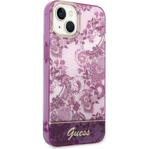 Etui Guess GUHCP14MHGPLHF Apple iPhone 14 Plus / 15 Plus fuksja/fuschia hardcase Porcelain Collection