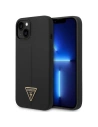 Guess GUHCP14MSLTGK Apple iPhone 14 Plus / 15 Plus black hardcase Silicone Triangle