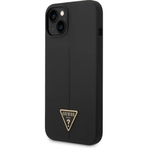 Etui Guess GUHCP14MSLTGK Apple iPhone 14 Plus / 15 Plus czarny/black hardcase Silicone Triangle