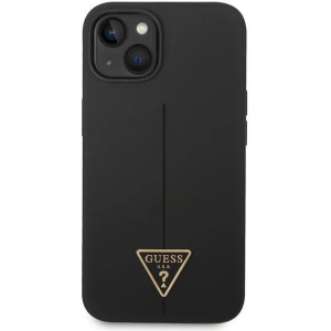 Etui Guess GUHCP14MSLTGK Apple iPhone 14 Plus / 15 Plus czarny/black hardcase Silicone Triangle