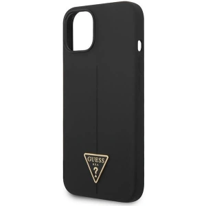 Etui Guess GUHCP14MSLTGK Apple iPhone 14 Plus / 15 Plus czarny/black hardcase Silicone Triangle