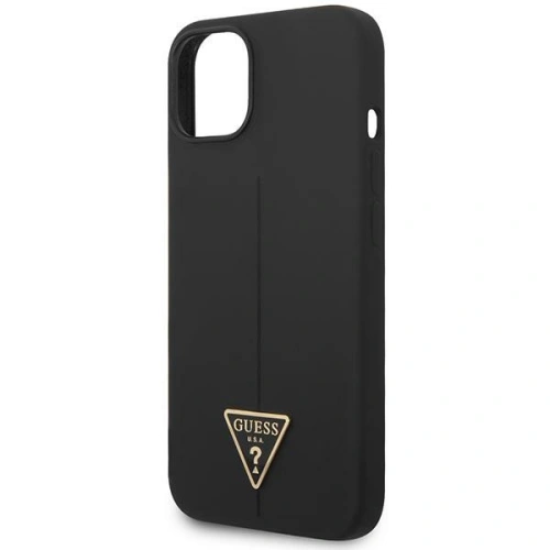 Buy Guess GUHCP14MSLTGK Apple iPhone 14 Plus / 15 Plus black hardcase Silicone Triangle - GUE2003 - {ean13} - Home Screen Store Europe