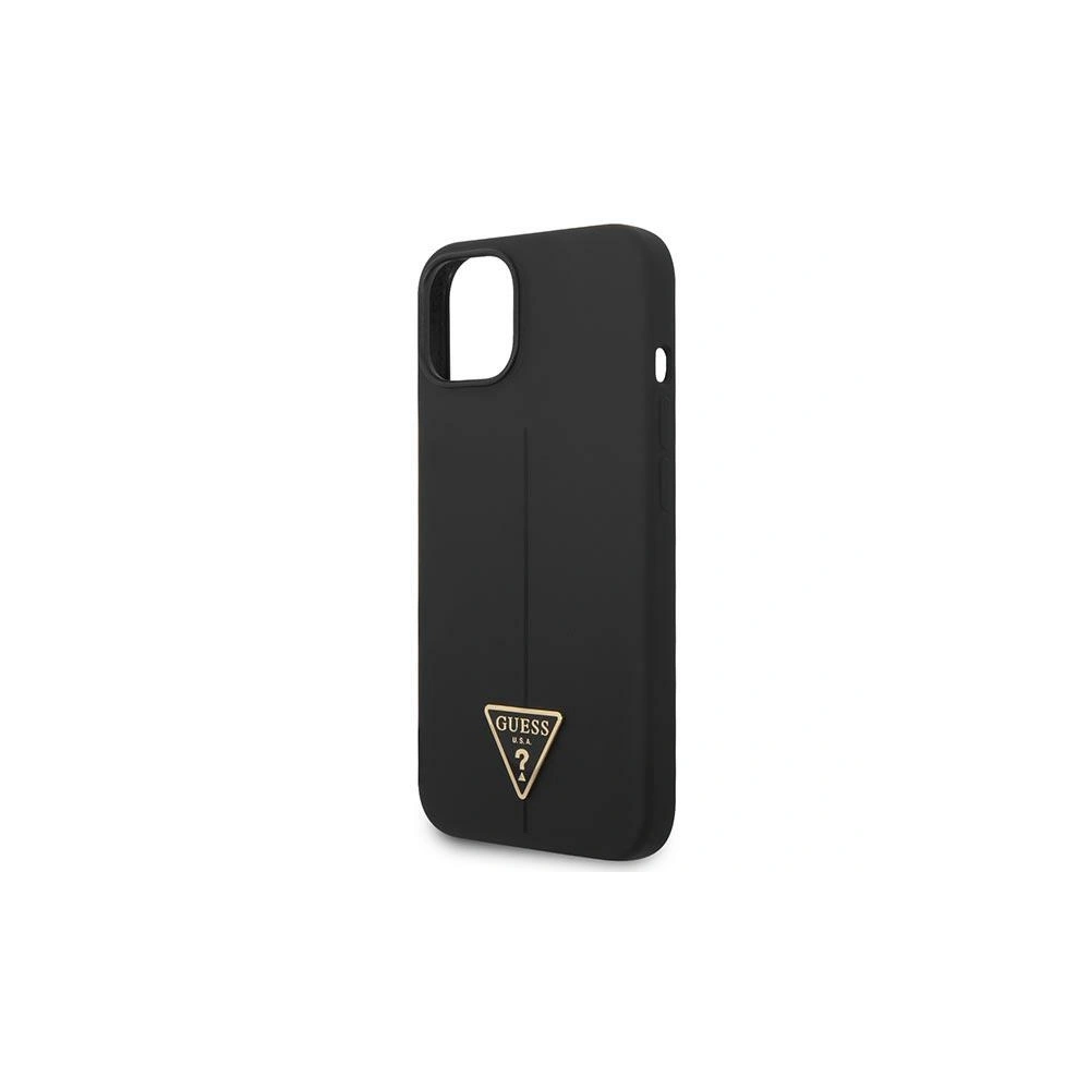 Etui Guess GUHCP14MSLTGK Apple iPhone 14 Plus / 15 Plus czarny/black hardcase Silicone Triangle