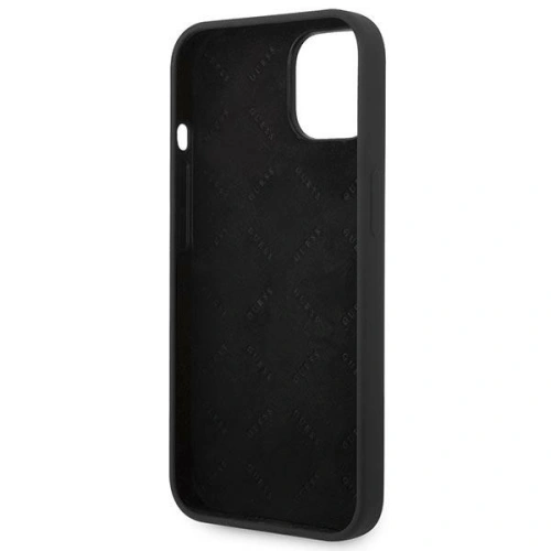 Buy Guess GUHCP14MSLTGK Apple iPhone 14 Plus / 15 Plus black hardcase Silicone Triangle - GUE2003 - {ean13} - Home Screen Store Europe