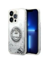 Etui Karl Lagerfeld KLHCP14XLCRSGRS Apple iPhone 14 Pro Max srebrny/silver hardcase Liquid Glitter RSG