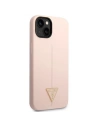 Buy Guess GUHCP14MSLTGP Apple iPhone 14 Plus / 15 Plus pink hardcase Silicone Triangle - GUE2004 - {ean13} - Home Screen Store Europe