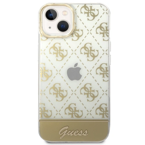 Kup Etui Guess GUHCP14SHG4MHG Apple iPhone 14 zlatý/gold hardcase 4G Pattern Script - GUE2006 - {ean13} - Sklep Home Screen