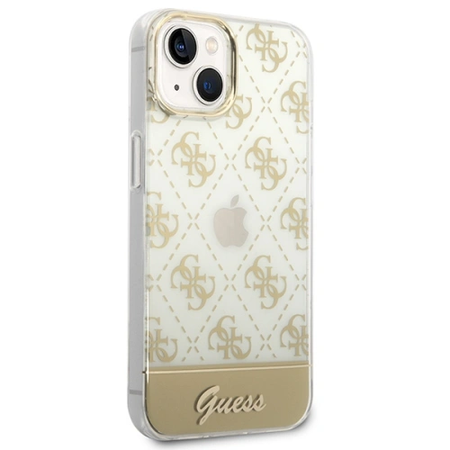 Kup Etui Guess GUHCP14SHG4MHG Apple iPhone 14 zlatý/gold hardcase 4G Pattern Script - GUE2006 - {ean13} - Sklep Home Screen