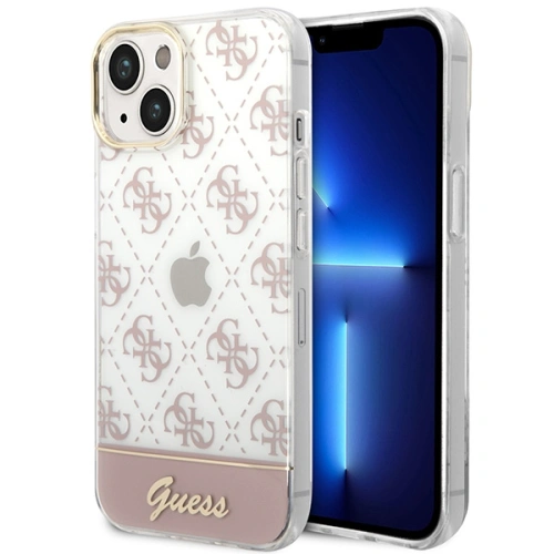 Kup Etui Guess GUHCP14SHG4MHP Apple iPhone 14 růžový/pink hardcase 4G Pattern Script - GUE2007 - {ean13} - Sklep Home Screen