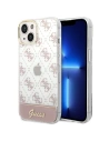Etui Guess GUHCP14SHG4MHP Apple iPhone 14 růžový/pink hardcase 4G Pattern Script