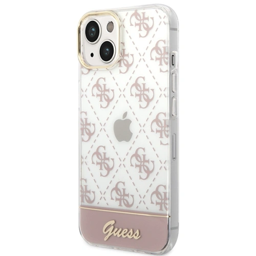 Kup Etui Guess GUHCP14SHG4MHP Apple iPhone 14 růžový/pink hardcase 4G Pattern Script - GUE2007 - {ean13} - Sklep Home Screen