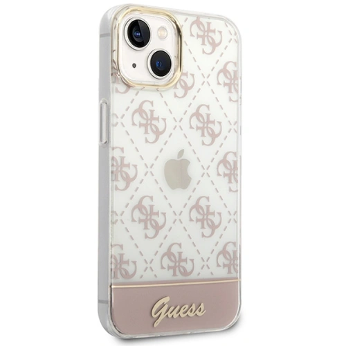 Kup Etui Guess GUHCP14SHG4MHP Apple iPhone 14 růžový/pink hardcase 4G Pattern Script - GUE2007 - {ean13} - Sklep Home Screen
