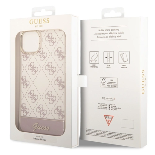 Kup Etui Guess GUHCP14SHG4MHP Apple iPhone 14 růžový/pink hardcase 4G Pattern Script - GUE2007 - {ean13} - Sklep Home Screen