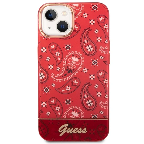 Kup Etui Guess GUHCP14SHGBNHR Apple iPhone 14 červené/red hardcase Bandana Paisley - GUE2009 - {ean13} - Sklep Home Screen