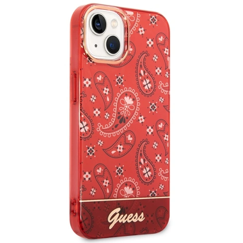 Kup Etui Guess GUHCP14SHGBNHR Apple iPhone 14 červené/red hardcase Bandana Paisley - GUE2009 - {ean13} - Sklep Home Screen