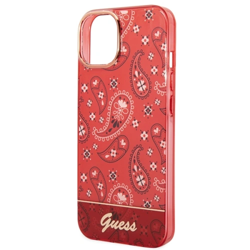 Kup Etui Guess GUHCP14SHGBNHR Apple iPhone 14 červené/red hardcase Bandana Paisley - GUE2009 - {ean13} - Sklep Home Screen