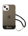Kup Case Guess GUHCP14SHGCOHK Apple iPhone 14 schwarz/black hardcase Translucent Pearl Strap - GUE2010 - {ean13} - Sklep Home Screen