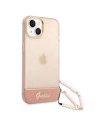 Kup Etui Guess GUHCP14SHGCOHP Apple iPhone 14 růžový/pink hardcase Translucent Pearl Strap - GUE2011 - {ean13} - Sklep Home Screen