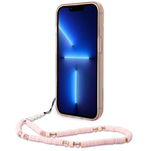 Kup Etui Guess GUHCP14SHGCOHP Apple iPhone 14 růžový/pink hardcase Translucent Pearl Strap - GUE2011 - {ean13} - Sklep Home Screen