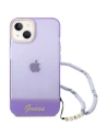Buy Guess GUHCP14SHGCOHU Apple iPhone 14 purple hardcase Translucent Pearl Strap - GUE2012 - {ean13} - Home Screen Store Europe
