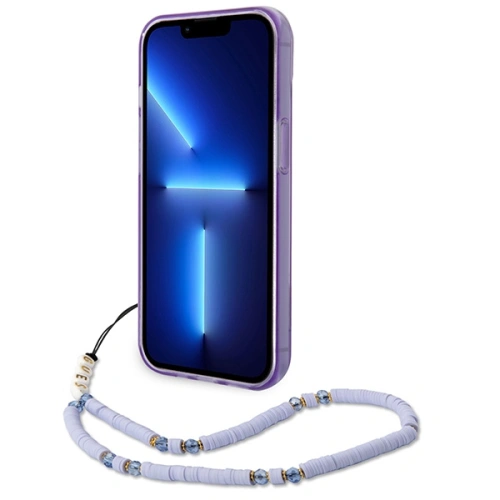 Kup Etui Guess GUHCP14SHGCOHU Apple iPhone 14 fialový/purple hardcase Translucent Pearl Strap - GUE2012 - {ean13} - Sklep Home Screen