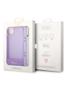 Buy Guess GUHCP14SHGCOHU Apple iPhone 14 purple hardcase Translucent Pearl Strap - GUE2012 - {ean13} - Home Screen Store Europe