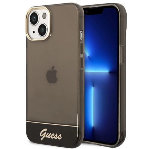 Kup Etui Guess GUHCP14SHGCOK Apple iPhone 14 czarny/black hardcase Translucent - GUE2013 - {ean13} - Sklep Home Screen