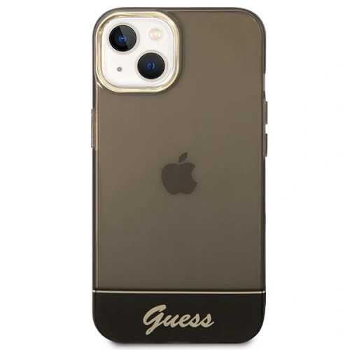 Kup Etui Guess GUHCP14SHGCOK Apple iPhone 14 negru/black hardcase Translucent - GUE2013 - {ean13} - Sklep Home Screen