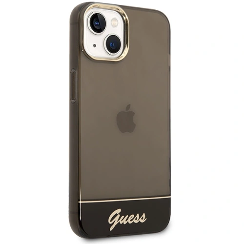Kup Etui Guess GUHCP14SHGCOK Apple iPhone 14 negru/black hardcase Translucent - GUE2013 - {ean13} - Sklep Home Screen