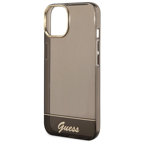 Kup Etui Guess GUHCP14SHGCOK Apple iPhone 14 fekete/black hardcase Átlátszó - GUE2013 - {ean13} - Sklep Home Screen