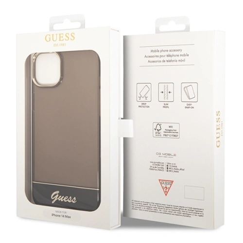 Kup Etui Guess GUHCP14SHGCOK Apple iPhone 14 černý/black hardcase Translucent - GUE2013 - {ean13} - Sklep Home Screen