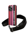 Etui Karl Lagerfeld KLHCP14XSTSTP Apple iPhone 14 Pro Max hardcase rozie/pink Color Stripes Strap