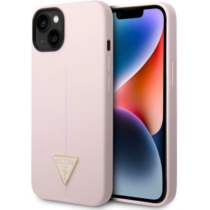 Etui Guess GUHCP14MSLTGU Apple iPhone 14 Plus / 15 Plus fioletowy/purple hardcase Silicone Triangle