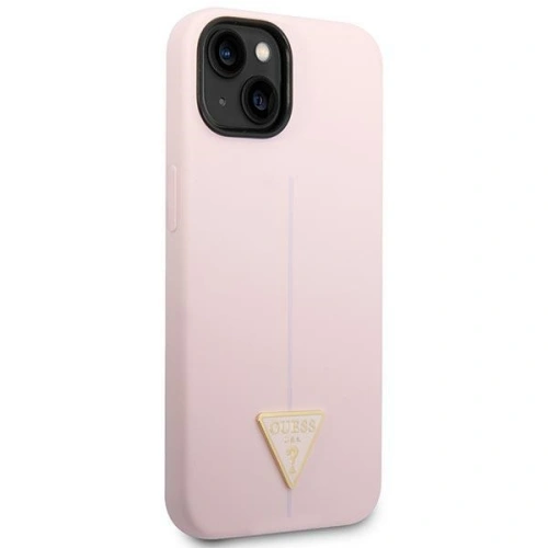 Buy Guess GUHCP14MSLTGU Apple iPhone 14 Plus / 15 Plus purple hardcase Silicone Triangle - GUE2005 - {ean13} - Home Screen Store Europe