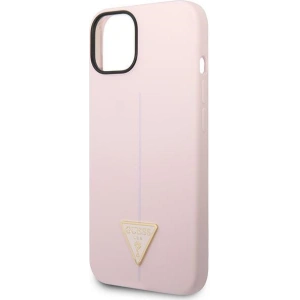 Etui Guess GUHCP14MSLTGU Apple iPhone 14 Plus / 15 Plus fioletowy/purple hardcase Silicone Triangle