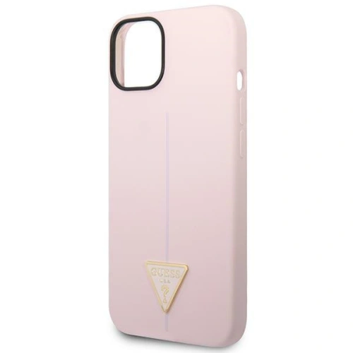 Buy Guess GUHCP14MSLTGU Apple iPhone 14 Plus / 15 Plus purple hardcase Silicone Triangle - GUE2005 - {ean13} - Home Screen Store Europe