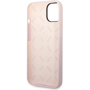 Etui Guess GUHCP14MSLTGU Apple iPhone 14 Plus / 15 Plus fioletowy/purple hardcase Silicone Triangle