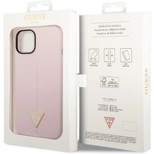 Etui Guess GUHCP14MSLTGU Apple iPhone 14 Plus / 15 Plus fioletowy/purple hardcase Silicone Triangle